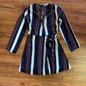 Lush Striped Wrap Dress - Never Worn NWOT